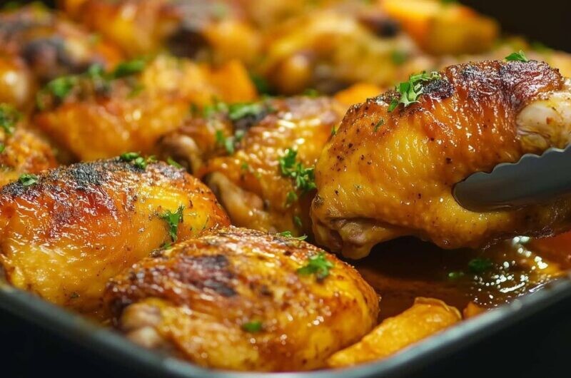 Το κοτόπουλο στον φούρνο που θα σου ζητήσουν όλοι τη συνταγή – Η σάλτσα το κάνει απίστευτο
