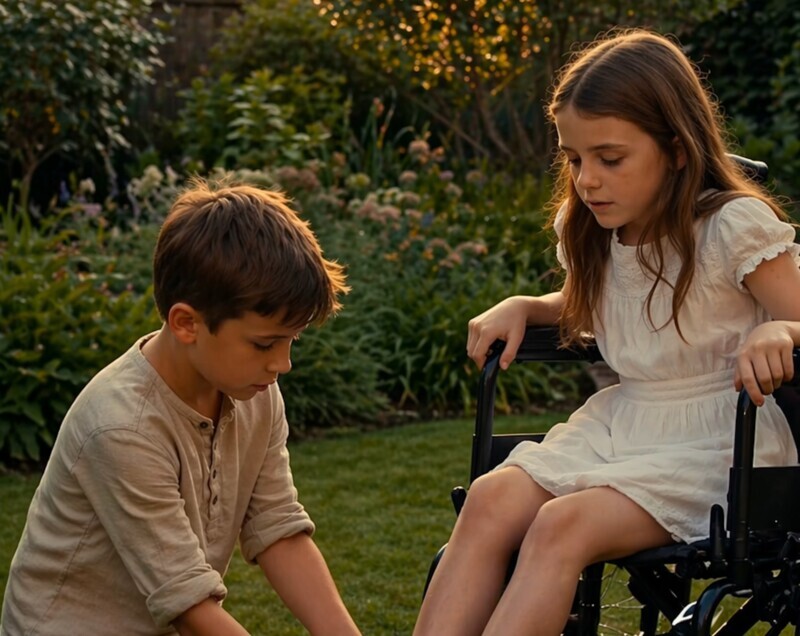 Η μικρή κόρη ενός δισεκατομμυριούχου δεν μπορούσε να περπατήσει για πολύ καιρό