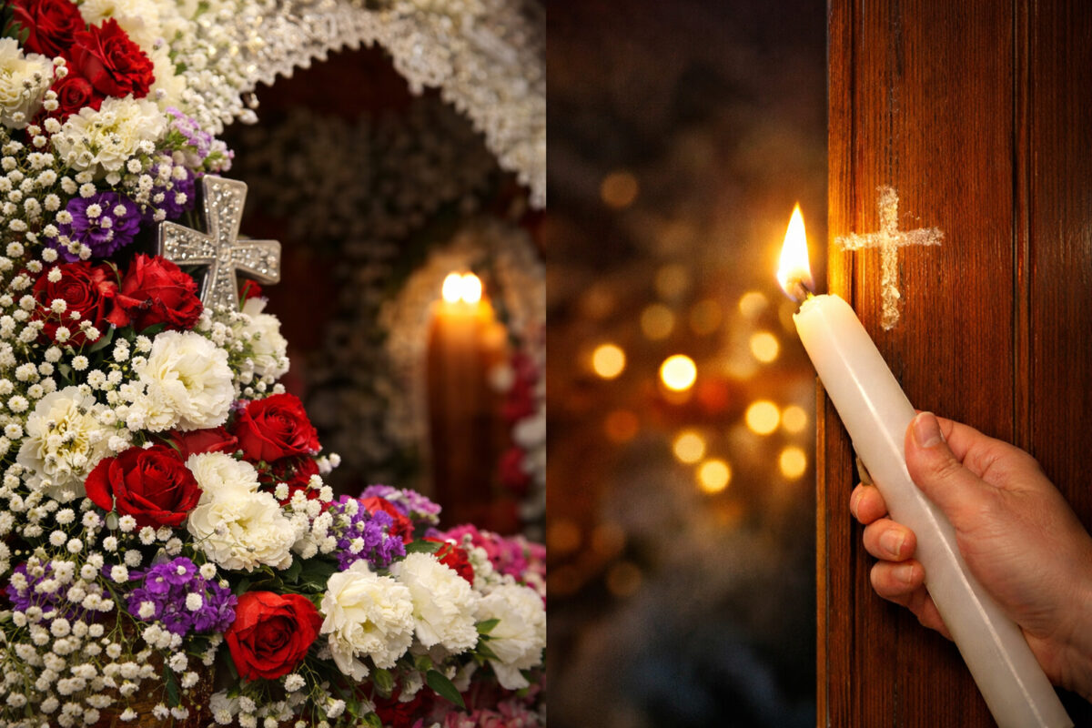 Τι πρέπει να κάνετε τα λουλούδια που πήρατε από τον Επιτάφιο και τις λαμπάδες της Ανάστασης