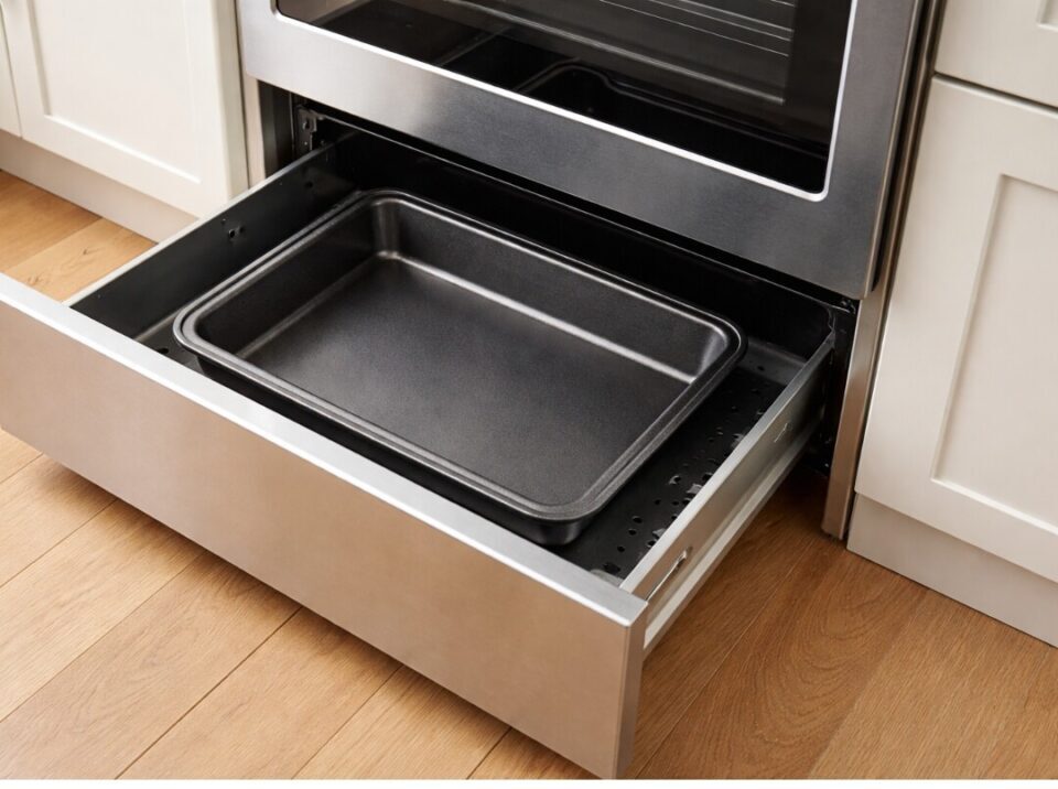 Το κάνουμε όλοι λάθος: Σε τι χρησιμεύει τελικά το συρτάρι κάτω από τον φούρνο