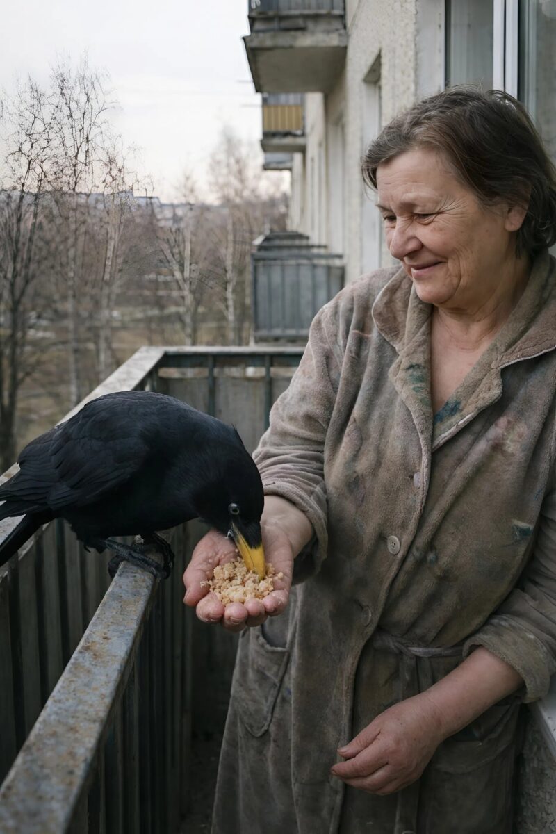 Μια γυναίκα για έξι χρόνια τάιζε κάθε μέρα το ίδιο κοράκι στο μπαλκόνι της: όμως μια μέρα το πουλί απλώς δεν ήρθε και λίγο αργότερα η γυναίκα έμαθε μια τρομακτική αλήθεια