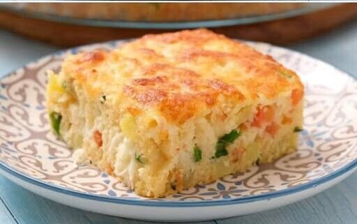 Αλμυρό κέικ με πατάτες και λαχανικά: Εύκολο, χορταστικό και πεντανόστιμο