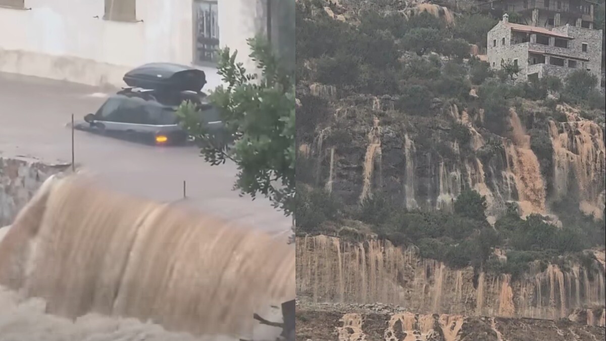 Άνοιξαν οι ουρανοί: Δρόμοι έγιναν ποτάμια – Πλημμύρισαν σπίτια και καταλύματα, απόκοσμες εικόνες και βίντεο