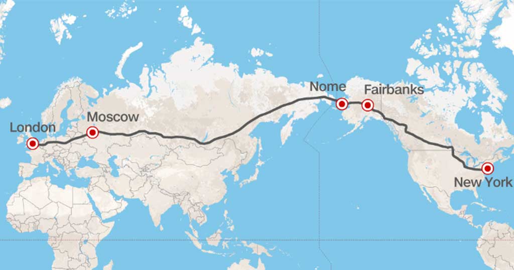 Ο Yπεραυτοκινητόδρομος των Tριών ηπείρων και των 21.000 χλμ!