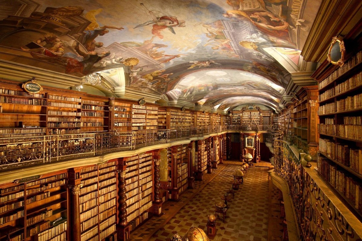 H πιο όμορφη βιβλιοθήκη του κόσμου βρίσκεται στην Πράγα