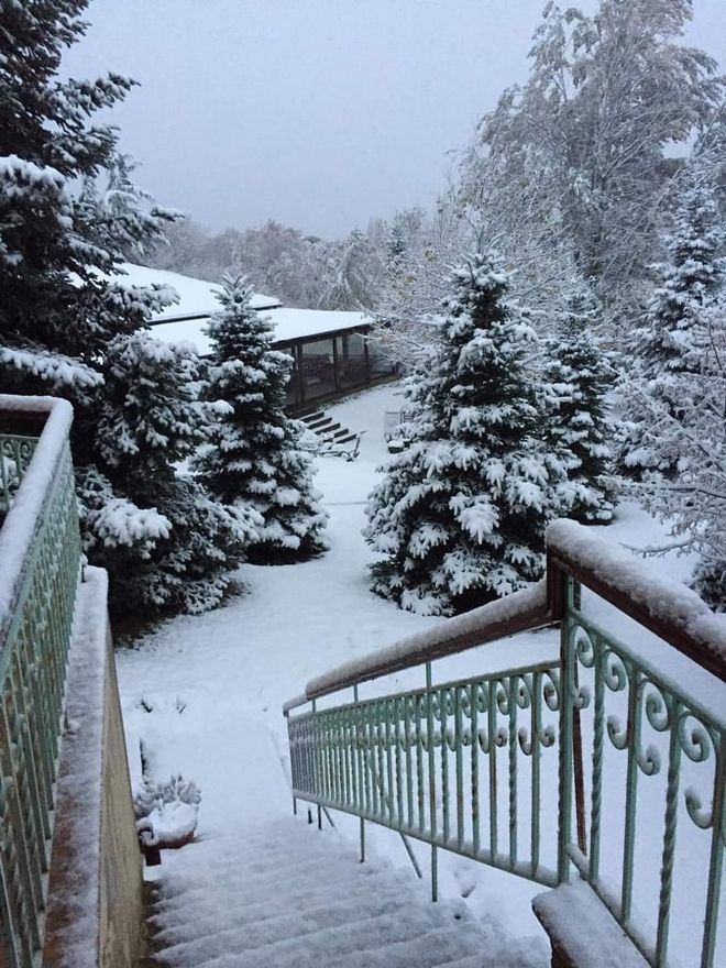 Χιόνια στη Βάβδο Χαλκιδικής Χιόνια στη Βάβδο Χαλκιδικής