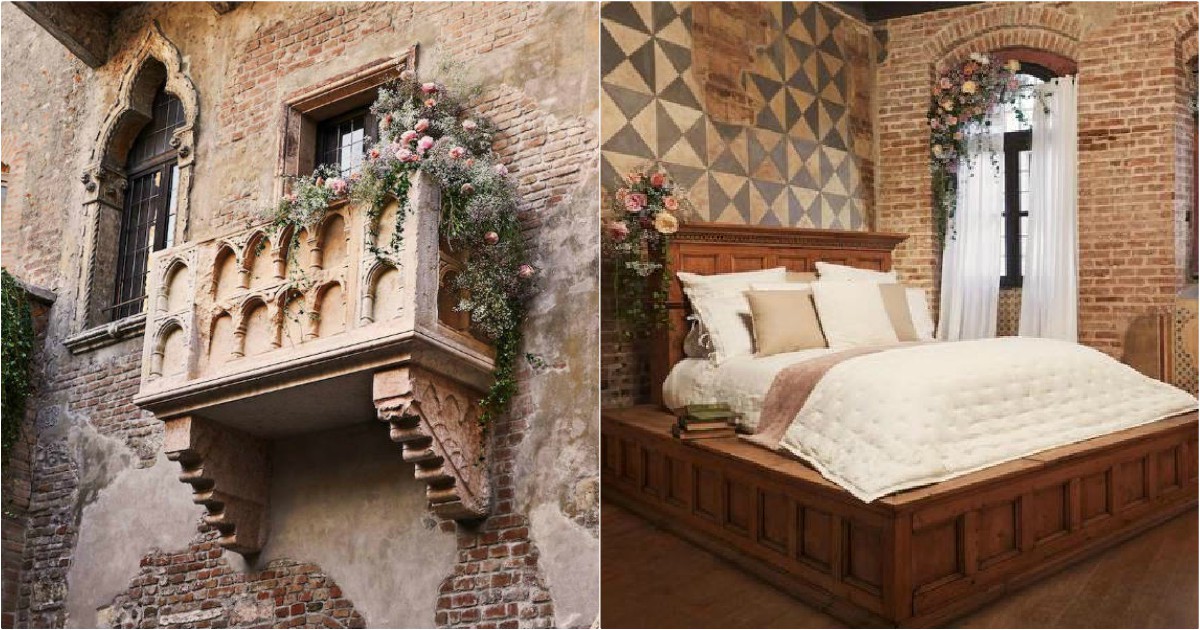 Airbnb: Ένα τυχερό ζευγάρι θα μείνει στο «σπίτι της Ιουλιέτας» στη Βερόνα την ημέρα του Αγίου Βαλεντίνου!