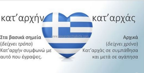 24 συχνά λάθη στη χρήση της ελληνικής γλώσσας