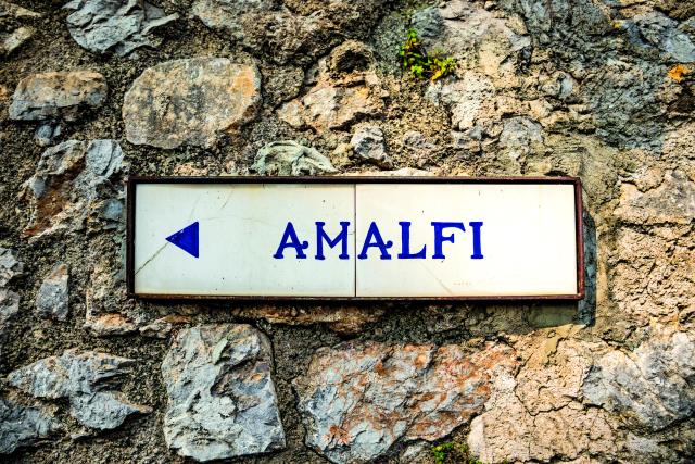 Aμάλφι πινακίδα