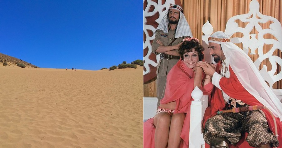 Η άγνωστη Ελληνική έρημος στο Βόρειο Αιγαίο όπου έγιναν τα γυρίσματα της ταινίας «Μια Ελληνίδα στο Χαρέμι»