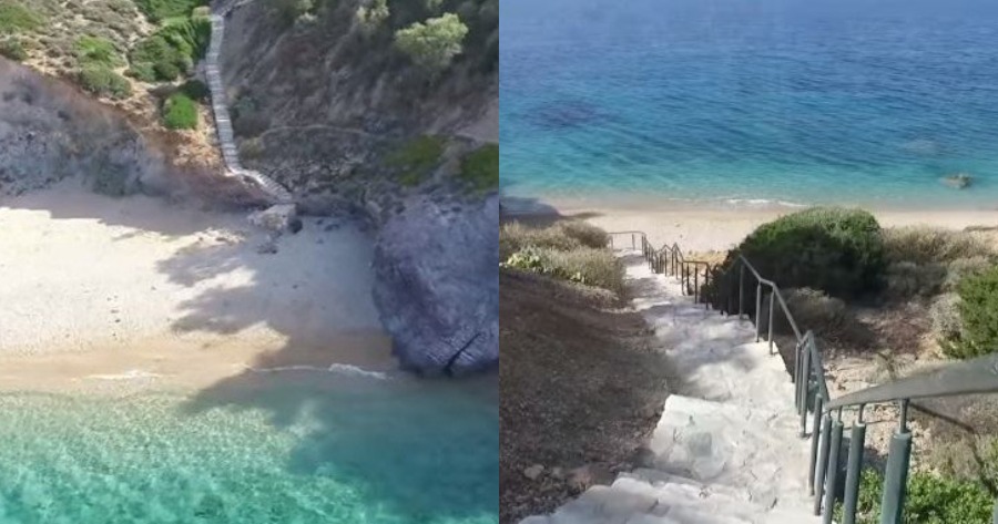 Η κρυφή παραλία με τα 99 σκαλοπάτια και τα πεντακάθαρα νερά που θυμίζει νησί και βρίσκεται δίπλα στην Αθήνα
