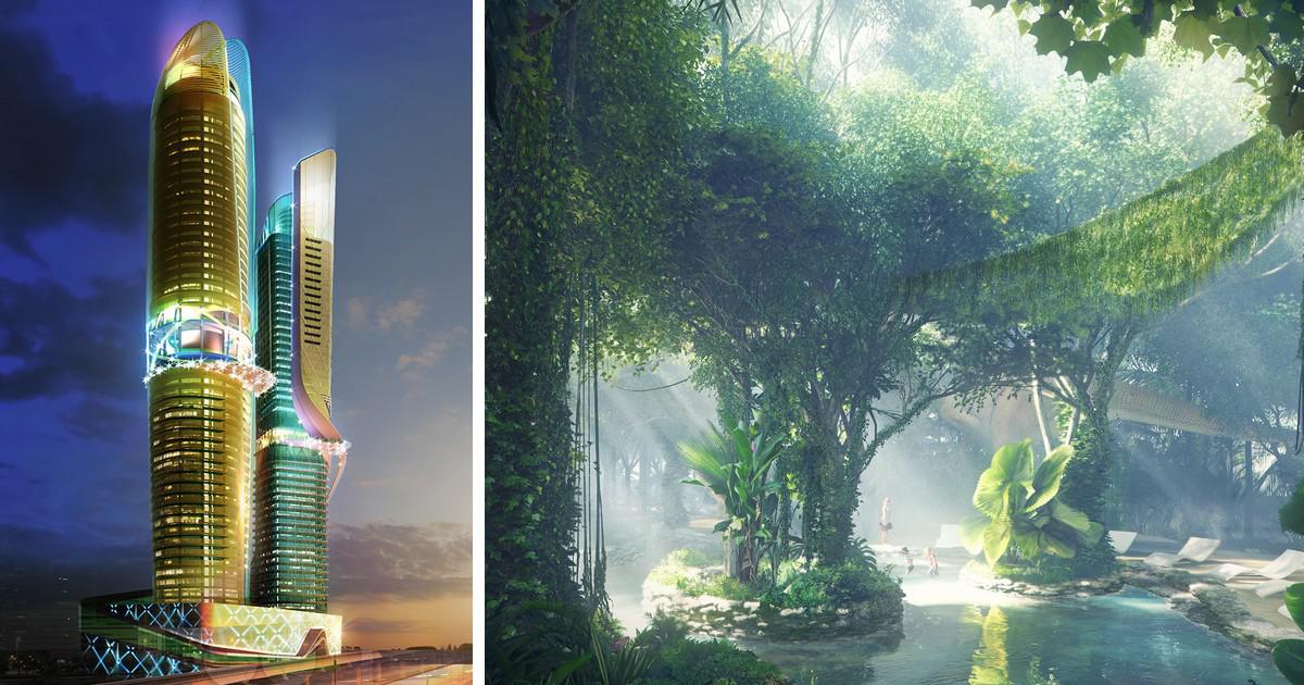 Αρχιτεκτονικό θαύμα! Το πρώτο ξενοδοχείο με δικό του εσωτερικό τροπικό δάσος είναι γεγονός και ανοίγει στο Ντουμπάι