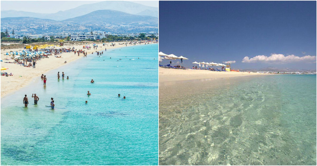 Άγιος Προκόπιος: Γνωρίστε την παραλία με 1,5 χιλιόμετρο χρυσή αμμουδιά που έχει αποσπάσει τις περισσότερες ελληνικές και διεθνείς διακρίσεις