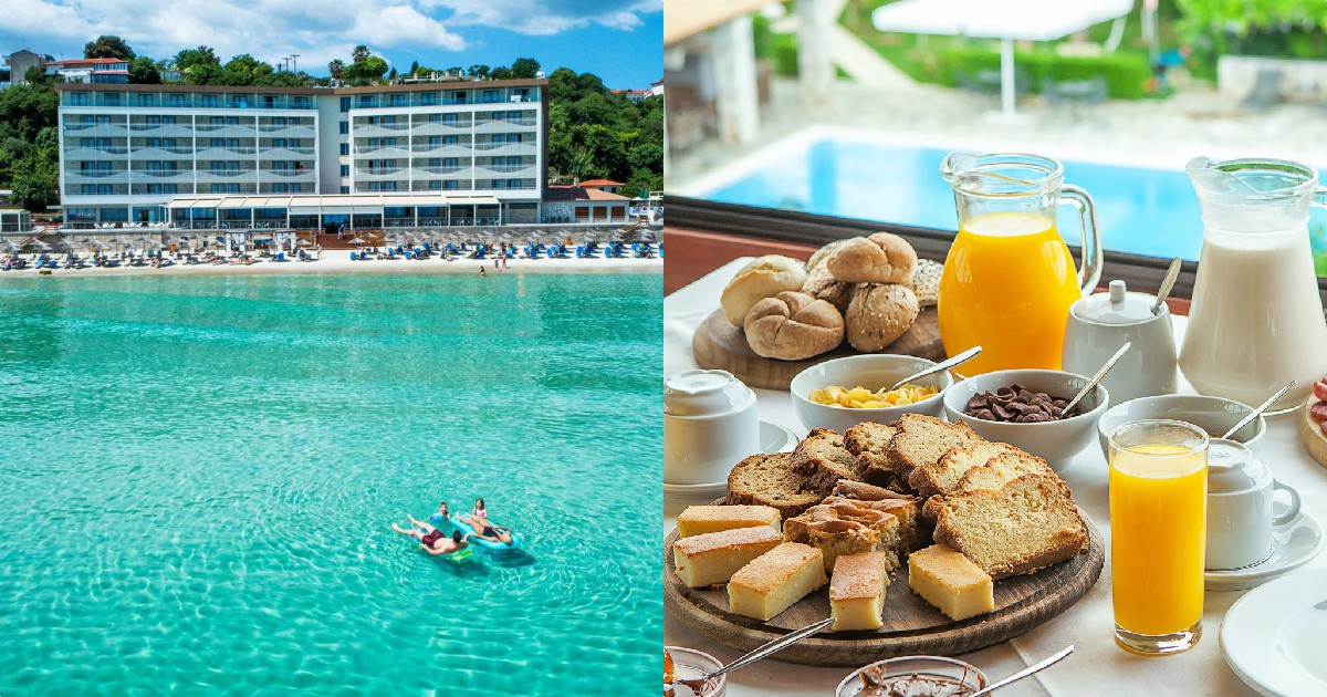 Η πρότασή μας για τον Αύγουστο είναι αυτό το 4* ξενοδοχείο στη Χαλκιδική με ημιδιατροφή και λιγότερα από 70€ τη μέρα