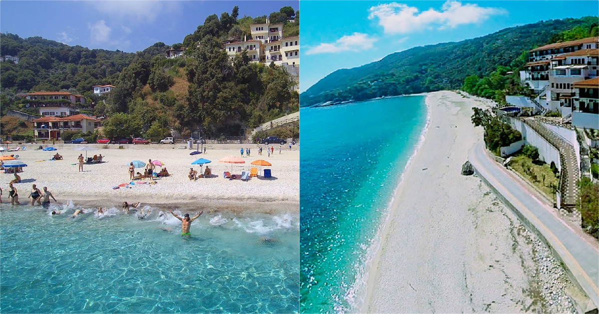 Στην πιο χρυσαφένια παραλία της Ελλάδας πας με αυτοκίνητο, κάνεις μέχρι και κάμπινγκ και περνάς τη μέρα με 20€