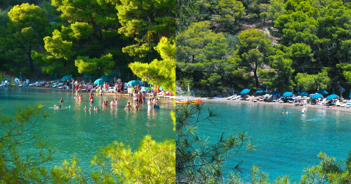 Κοντά στην Αθήνα, έχει ερωτικό όνομα, γαλάζια νερά και πράσινα πεύκα και είναι από τις πιο ρομαντικές της Ελλάδας