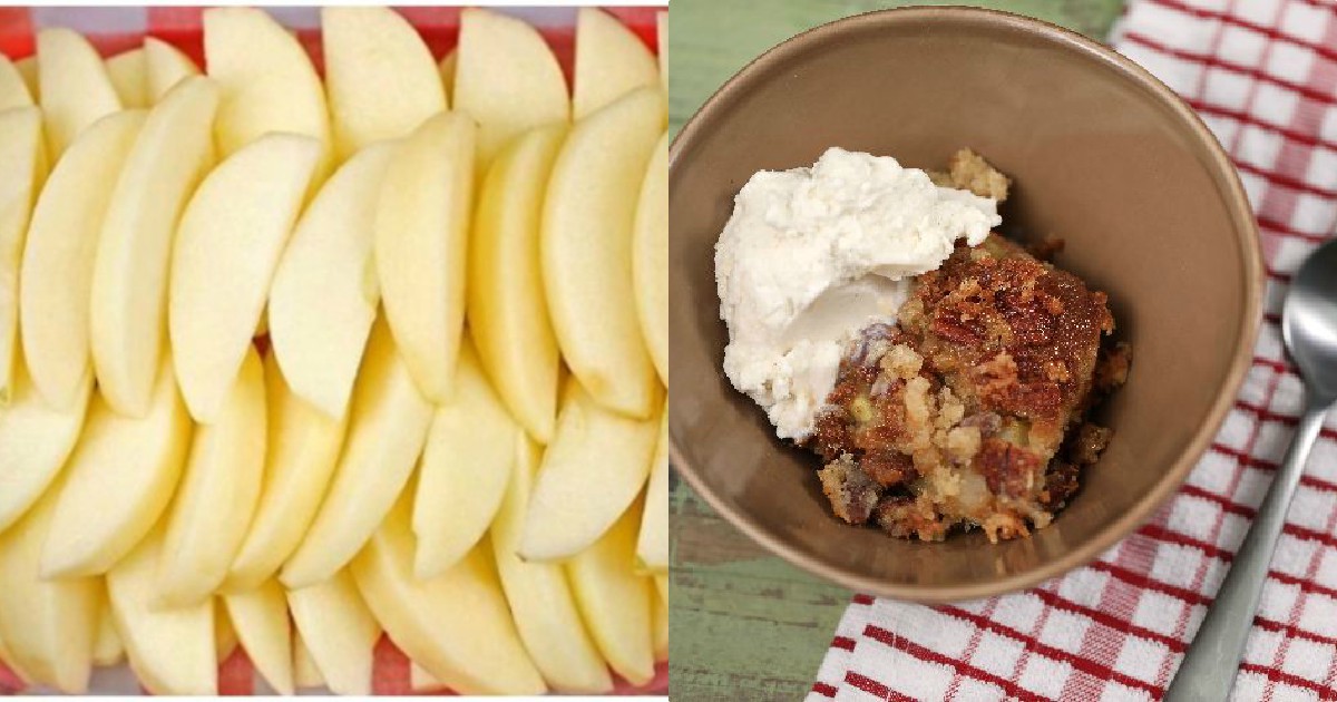 Ανάποδη μηλόπιτα: Συνταγή για εύκολη και νόστιμη μηλόπιτα, έτοιμη σε μόλις 10 λεπτά