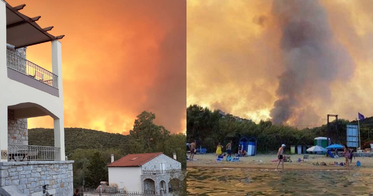 Λακωνία φωτιές: Ανεξέλεγκτη η φωτιά στη Μάνη έφτασε τα πρώτα σπίτια – Καινούριες εικόνες που προκαλούν τρόμο