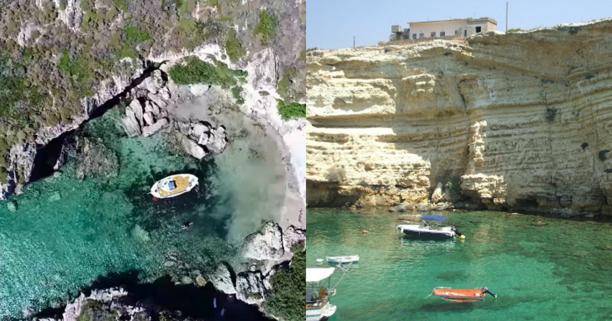 Κρυμμένη κάτω από τη Μονεμβασιά, με εξωτικά νερά, κρυφές σπηλιές για τα ζευγάρια, η πιο πριβέ παραλία της Ελλάδας
