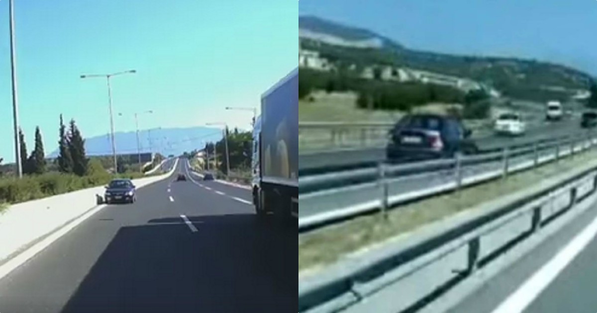 Εθνική οδός ανάποδα: 80 χρονος οδηγούσε ανάποδα στην Εθνική οδό και μάλιστα ζήτησε από ΚΤΕΛ να κάνει άκρη για να περάσει (Βίντεο)