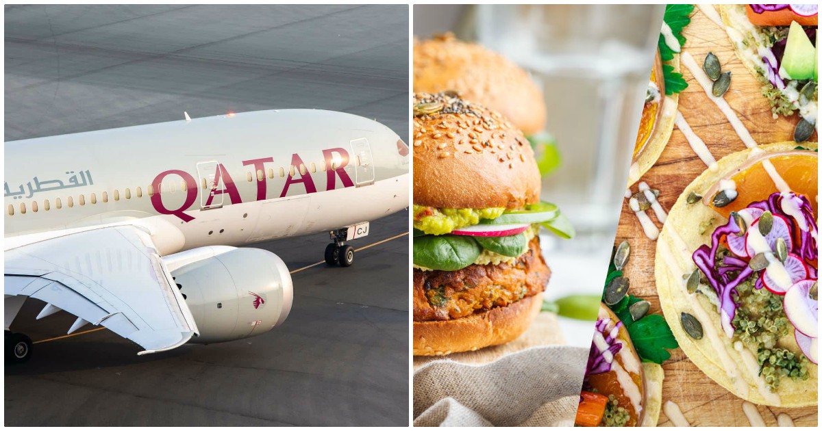 Qatar Airways vegan μενού: Η αεροπορική εταιρία παρουσιάζει για πρώτη φορά αποκλειστικά vegan μενού