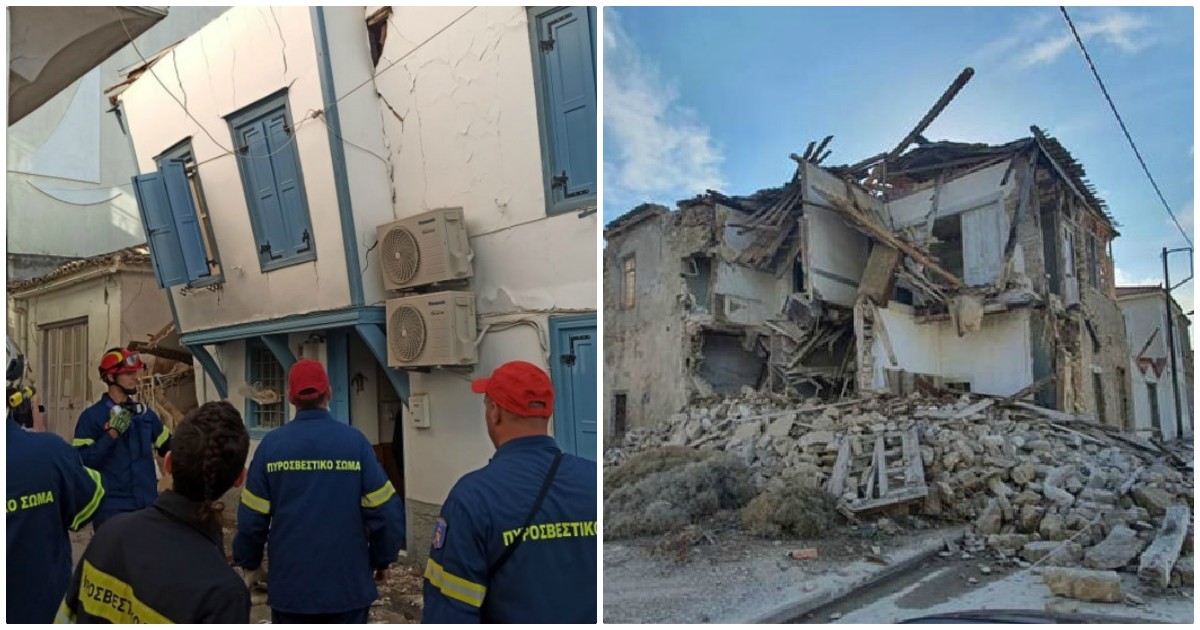 Σάμος σεισμός: Περισσότερες από 400 οικογένειες δεν έχουν σπίτια να μείνουν εξαιτίας του σεισμού