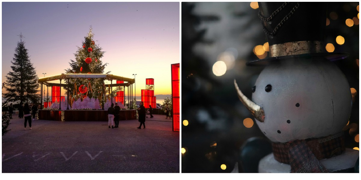 Πλατεία Αριστοτέλους: Φωταγωγήθηκε το χριστουγεννιάτικο δέντρο – Έχει 9.000 λαμπιόνια