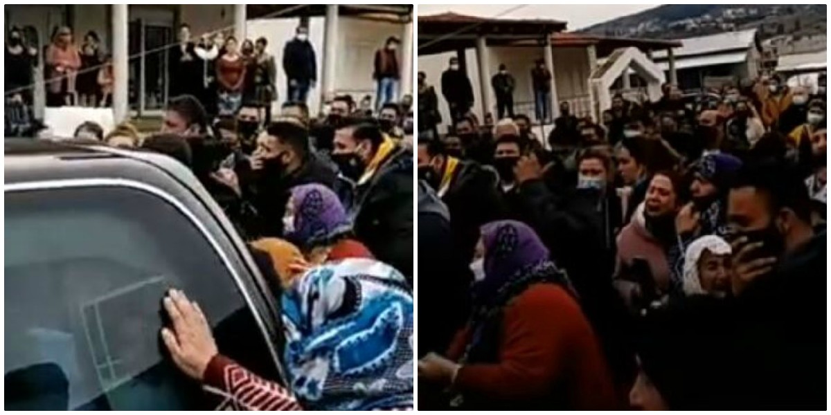 Βόλος: Σοκ με απίστευτο συνωστισμό σε κηδεία Ρομά – Δεν φορούσαν μάσκες και δεν τηρούσαν τις αποστάσεις