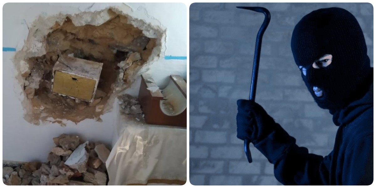 Λέσβος: Δράστες έσκαψαν τον τοίχο εκκλησίας για να κλέψουν το παγκάρι!