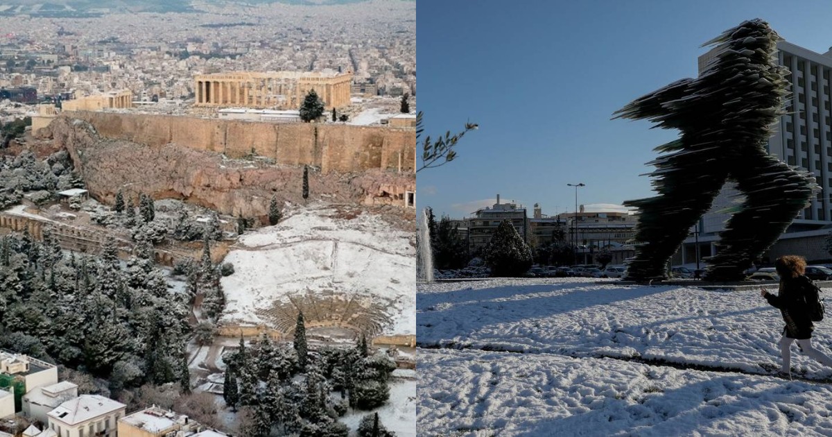 Χιόνια στην Αττική: Είναι οριστικό! Αυτή τη μέρα θα δούμε χιόνια στην Αθήνα μέχρι και στο κέντρο στο Σύνταγμα