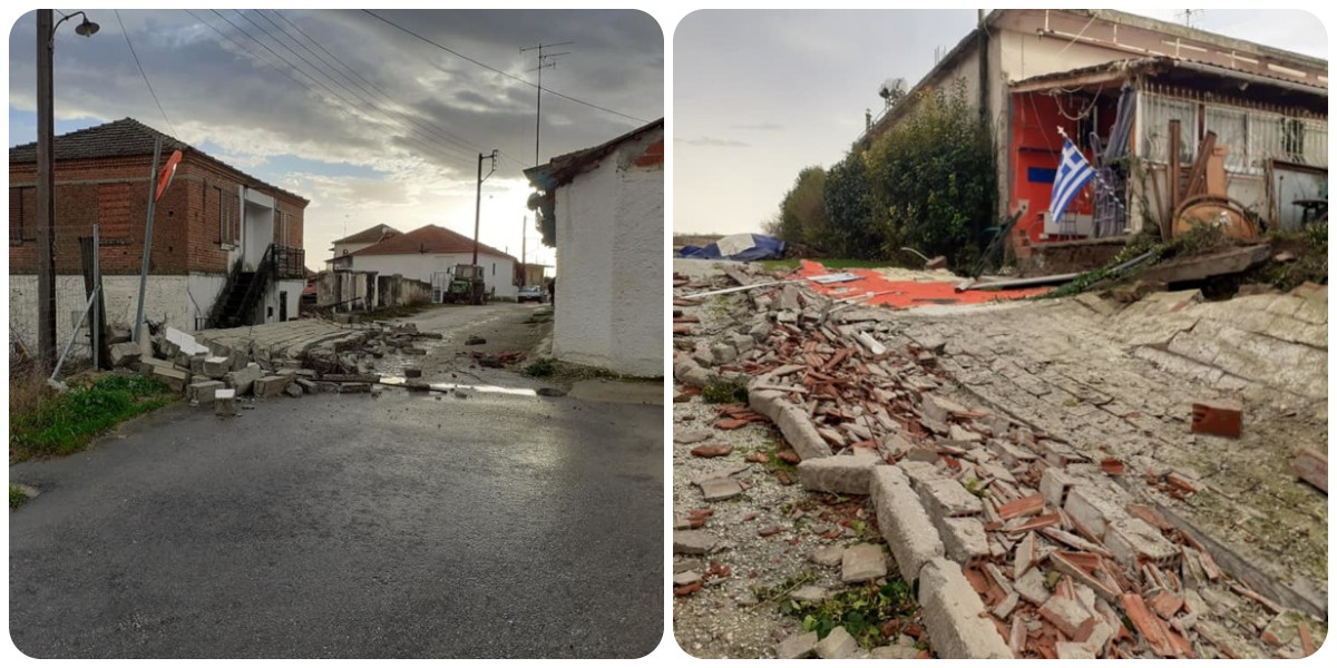 Καιρός Σέρρες: Μεγάλες καταστροφές από ανεμοστρόβιλο – Το 99% των κτιρίων στην Τούμπα υπέστησαν ζημιές