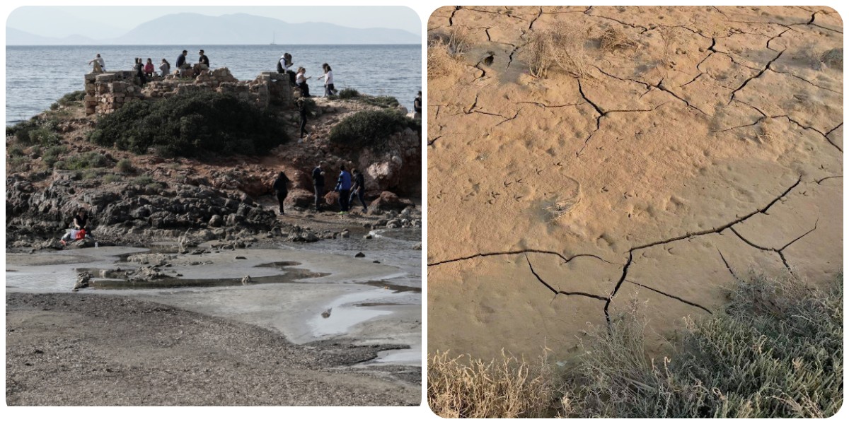 Καβούρι Αττικής: Υποχώρησε η θάλασσα λόγω άμπωτης – Είναι σημάδι ενδεχόμενου σεισμού;