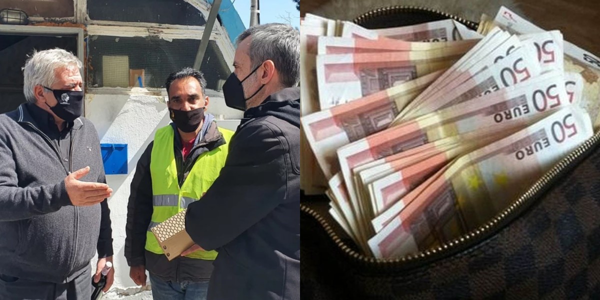 Θεσσαλονίκη: Εργαζόμενος του δήμου βρήκε τσάντα με 1.000 ευρώ και την παρέδωσε στην κάτοχό της