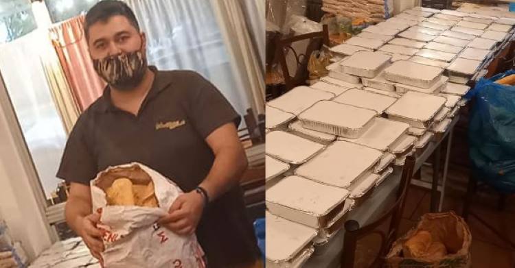 36χρονος ιδιοκτήτης ταβέρνας στην Αθήνα μαγειρεύει κάθε μέρα δωρεάν 630 μερίδες φαγητού για όποιον έχει ανάγκη