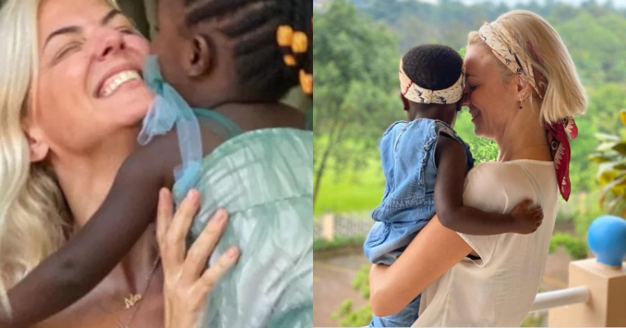 Χριστίνα Κοντοβά : Συγκινητικό στιγμιότυπο αποχαιρετώντας την κόρη της στην Ουγκάντα