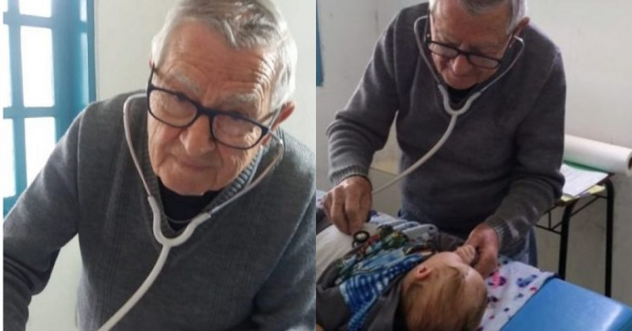 “Θα πεθάνω βοηθώντας”: 92χρονος παιδίατρος επισκέπτεται άρρωστα παιδιά εντελώς δωρεάν