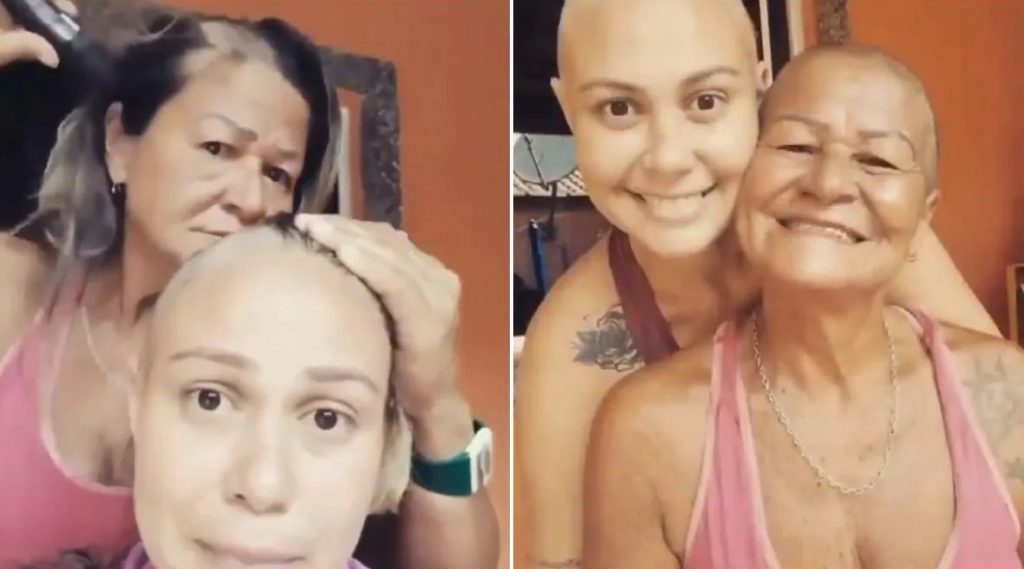 Η λατρεία της μάνας: Μητέρα ξυρίζει το κεφάλι της για να συμπαρασταθεί στην άρρωστη κόρη