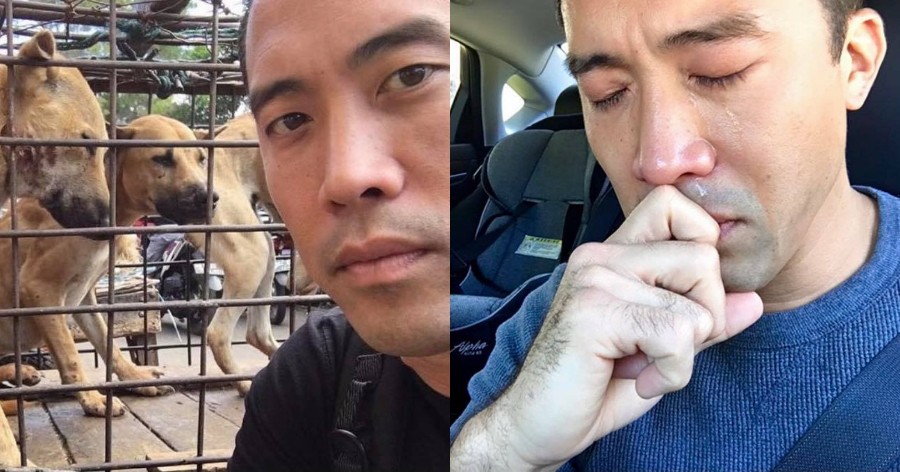 Γνωρίστε τον άντρα που έσωσε 1.000 σκυλιά από το φεστιβάλ σφαγής σκύλων στην Κίνα