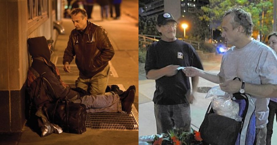 Όταν όλοι κοιμούνται, αυτός ο γιατρός βγαίνει στους δρόμους κάθε βράδυ για να προσφέρει βοήθεια στους άστεγους