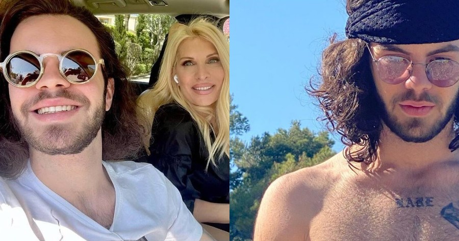 Άγγελος Λάτσιος: Πανικός στο Instagram με τη γυμνή φωτογραφία που ανέβασε ο γιος της Ελένης Μενεγάκη