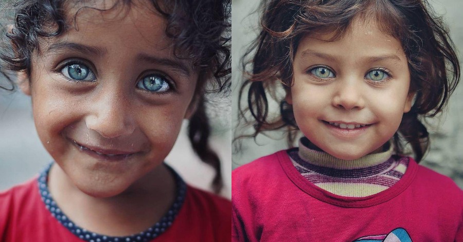 Φωτογράφος καταγράφει την ομορφιά των παιδικών ματιών που λάμπουν σαν πολύτιμοι λίθοι