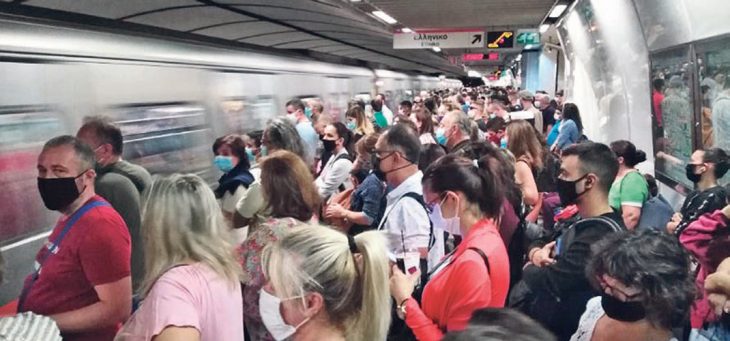 Υποχρεωτικό τεστ: Περιορισμοί για τους ανεμβολίαστους στα ΜΜΜ