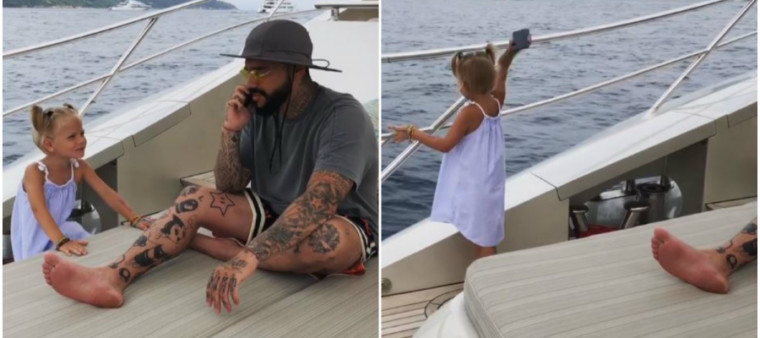 Τετράχρονο κορίτσι  πετά το κινητό του πατέρα της στην θάλασσα επειδή δεν της δίνει σημασία