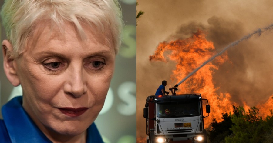 Έλενα Ακρίτα: «Διώξατε πυροσβέστες, προσλάβατε παπάδες – Τουλάχιστον κάποιοι θα προσεύχονται στις στάχτες»