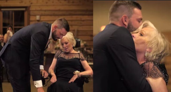 Γιος χόρεψε με την παράλυτη μαμά του στον γάμο του
