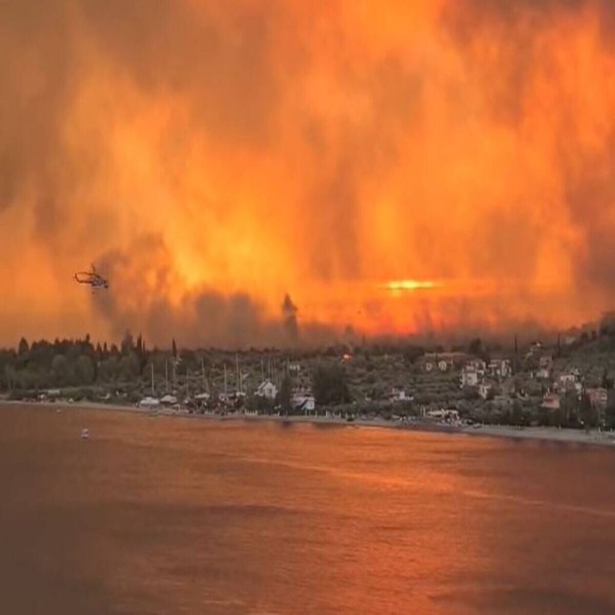 Εύβοια: Οι φλόγες σταμάτησαν στη θάλασσα – Ασύλληπτη καταστροφή με εικόνες Αποκάλυψης