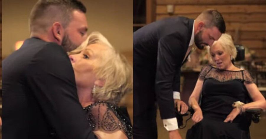 Γιος χόρεψε με την παράλυτη μαμά του στον γάμο του – Ήταν η τελευταία της επιθυμία