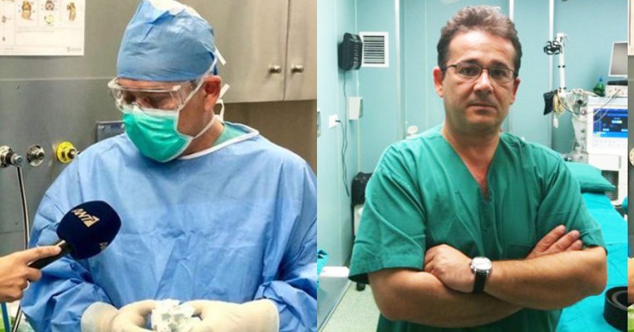 Ο γιατρός Βαγγέλης Γάκης απ’ την Αμφιλοχία έκανε την πρώτη μεταμόσχευση γονάτου με μόσχευμα από 3D εκτυπωτή