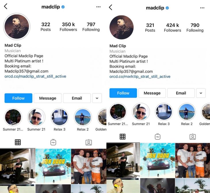 Mad Clip: Εκτινάχθηκαν οι followers του στο instagram
