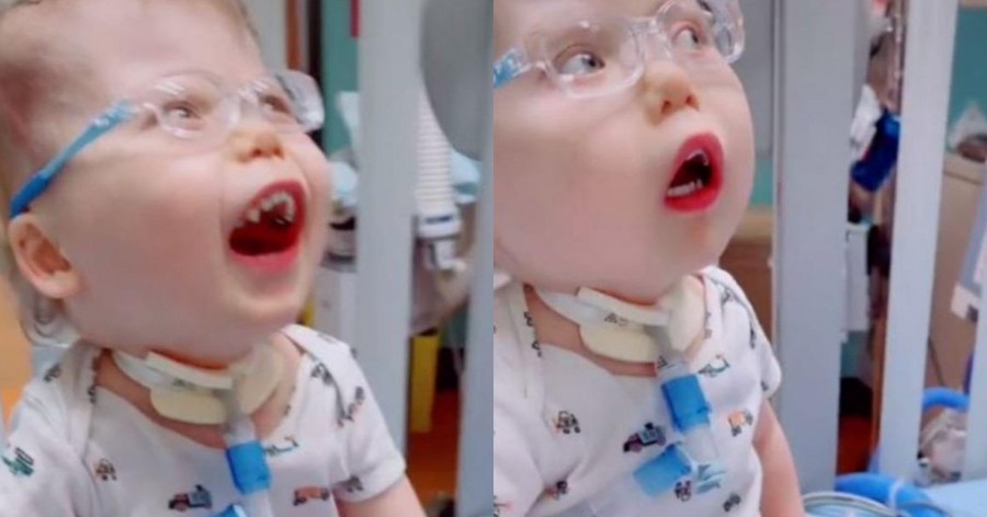 3χρονο αγοράκι με προβλήματα όρασης βλέπει για πρώτη φορά τους γονείς του